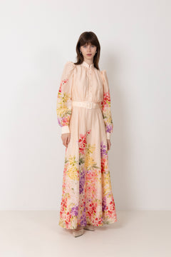 Organza Belt Dress - Serene