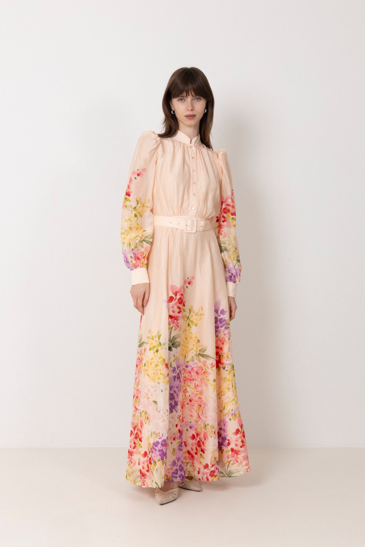 Organza Belt Dress - Serene