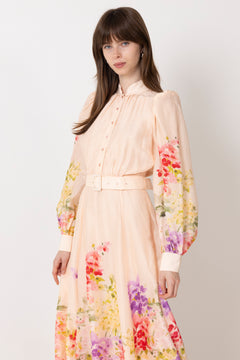 Organza Belt Dress - Serene