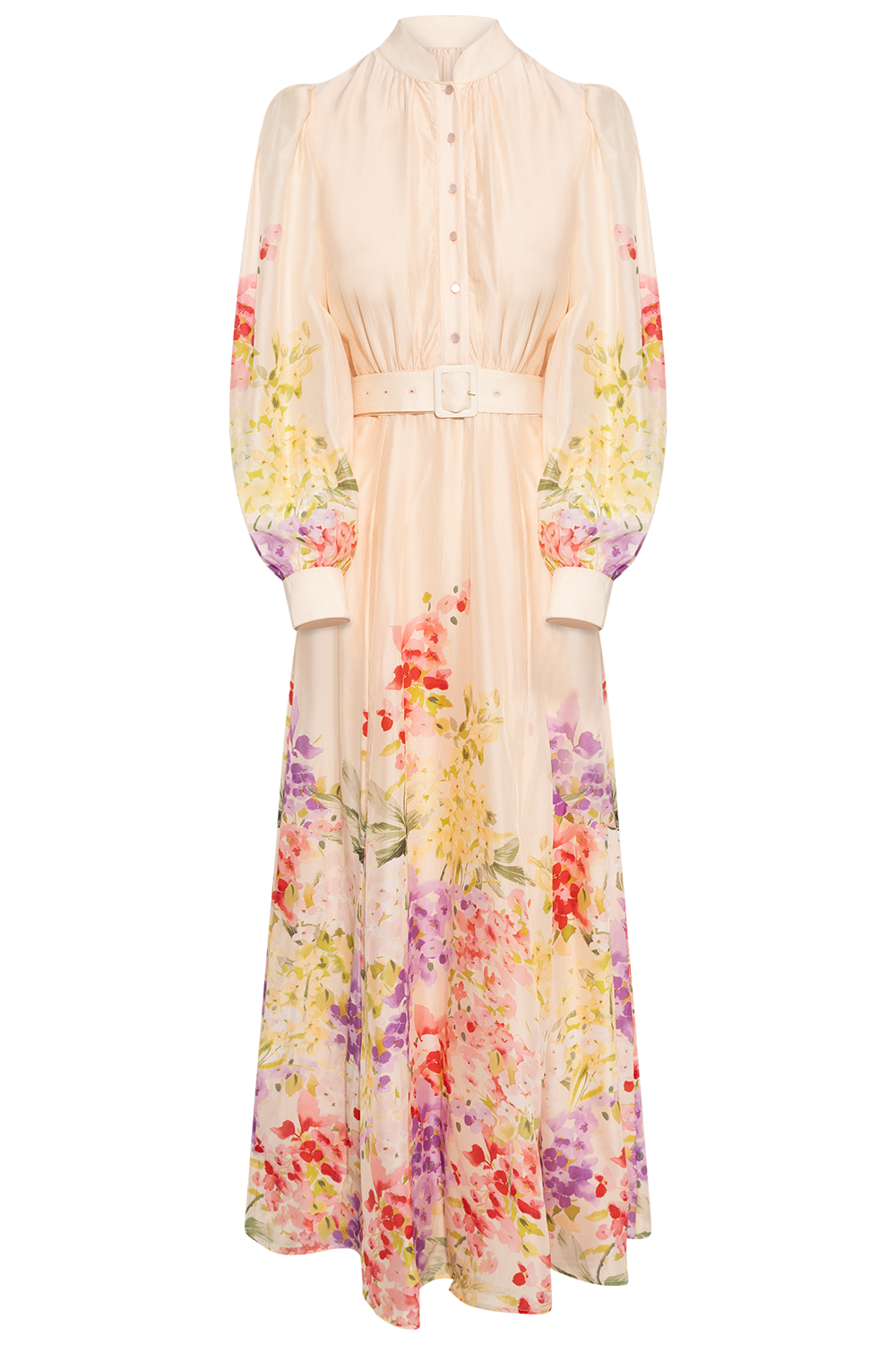 Organza Belt Dress - Serene