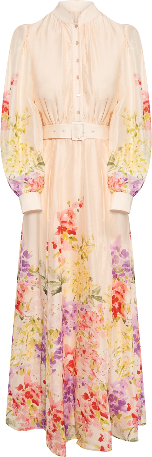 Organza Belt Dress - Serene