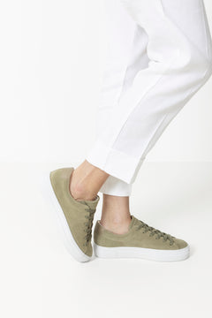 Ella - Olive Suede