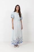 Botanic Dress - Light Blue