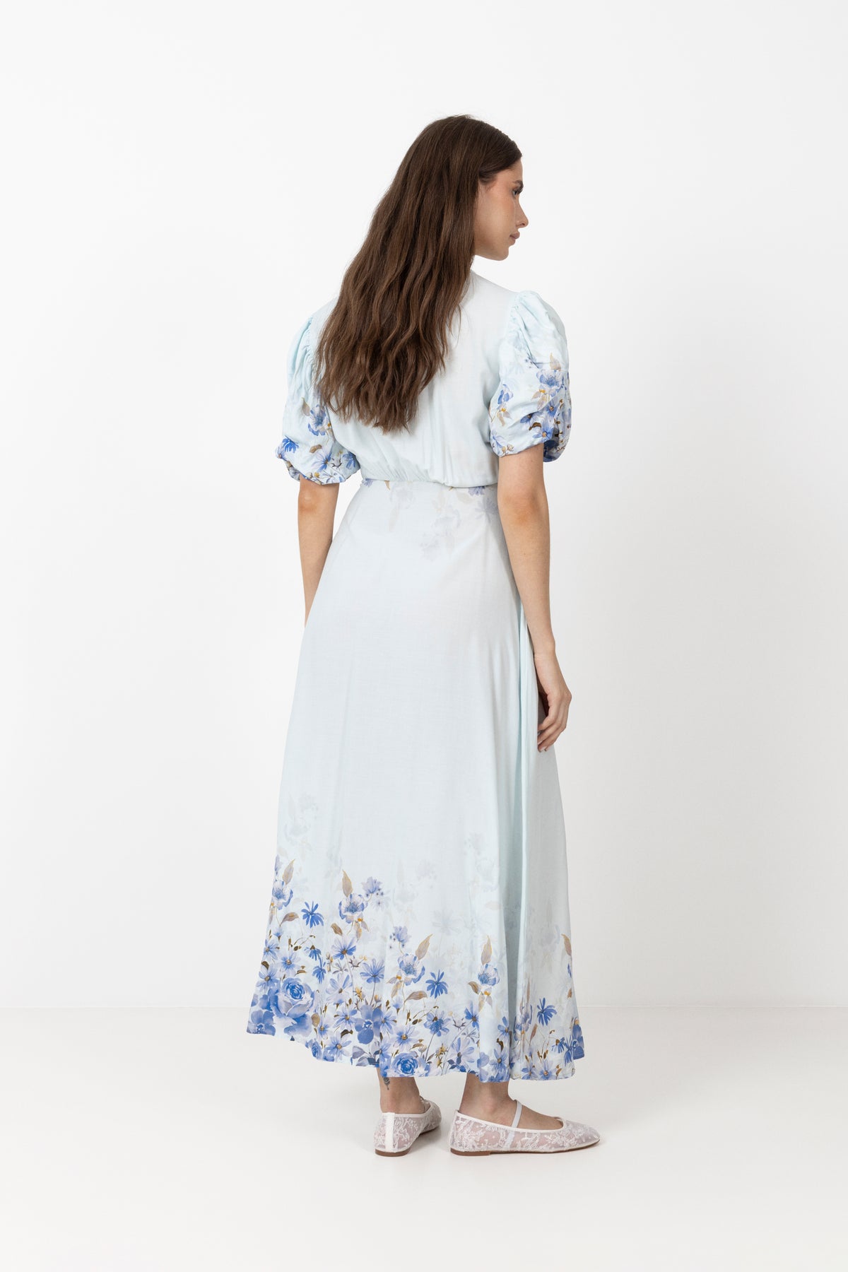 Botanic Dress - Light Blue