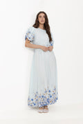 Botanic Dress - Light Blue