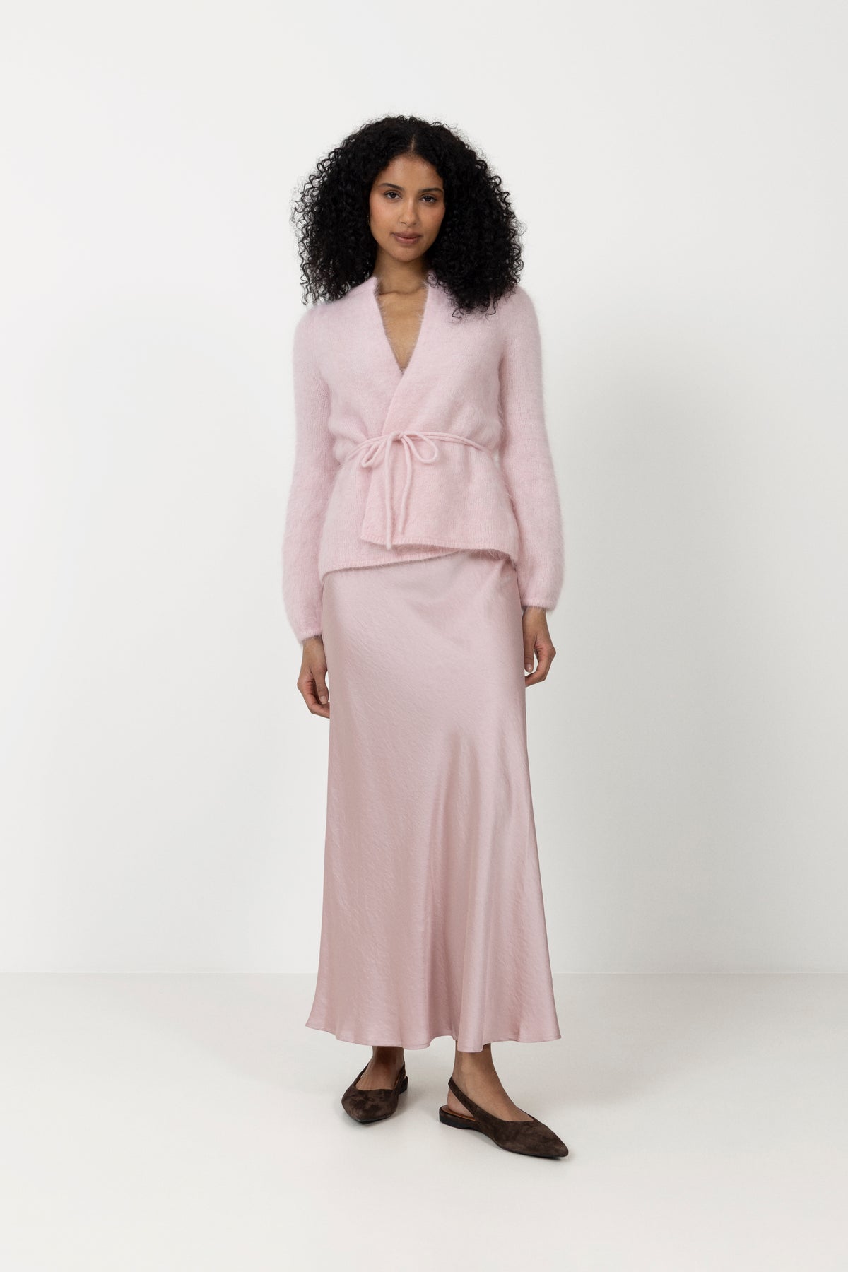 Carrie Skirt - Pale Rose