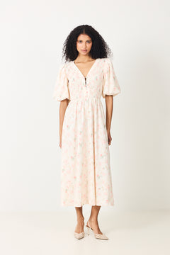 Tabita New Dress - Rose/Green