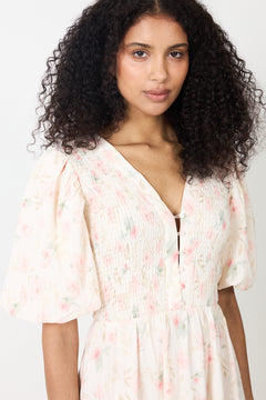 Tabita New Dress - Rose/Green