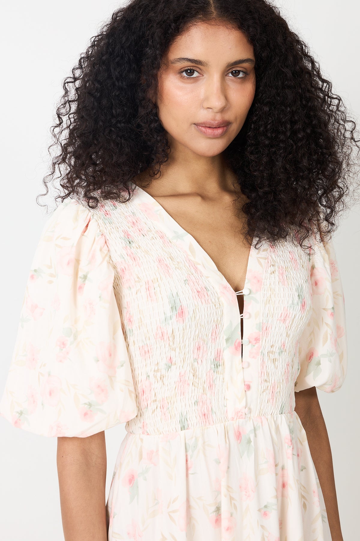 Tabita New Dress - Rose/Green