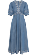Este Dress Tencel - Blue