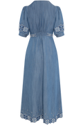 Este Dress Tencel - Blue