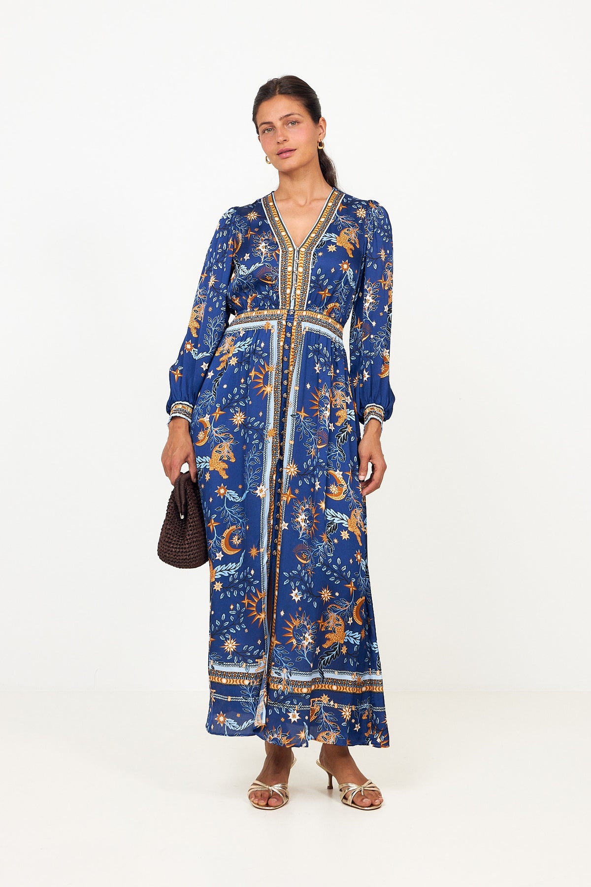 Emryn Dress - Navy