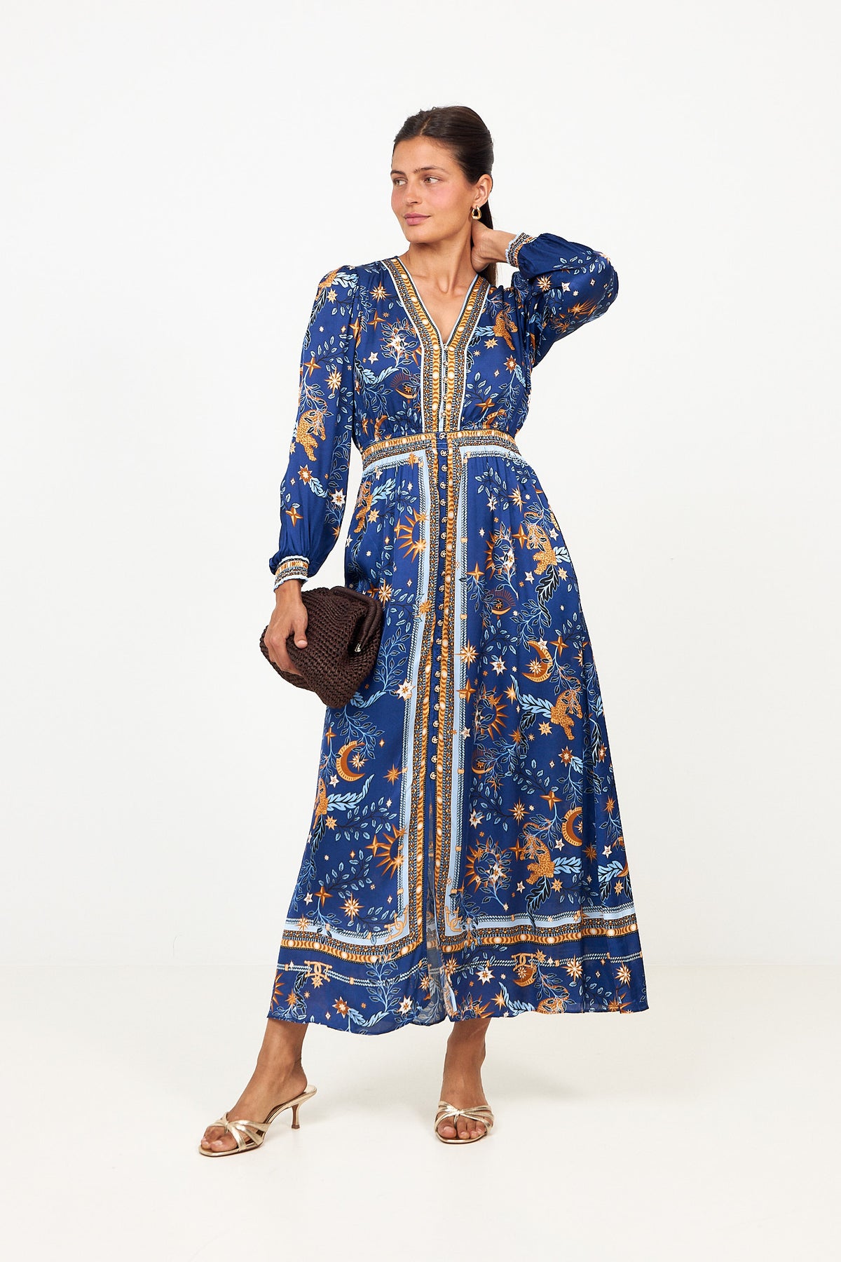 Emryn Dress - Navy