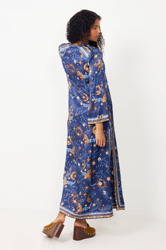 Rowena Dress - Navy