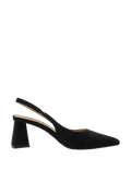Biamaralyn Slingback Faux Suede - Black