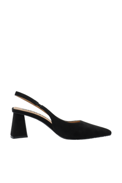 Biamaralyn Slingback Faux Suede - Black