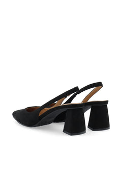 Biamaralyn Slingback Faux Suede - Black