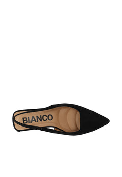 Biamaralyn Slingback Faux Suede - Black