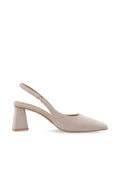 Biamaralyn Slingback Faux Suede - Nougat