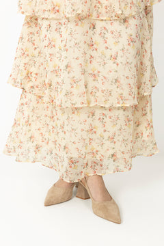 Biamaralyn Slingback Faux Suede - Nougat