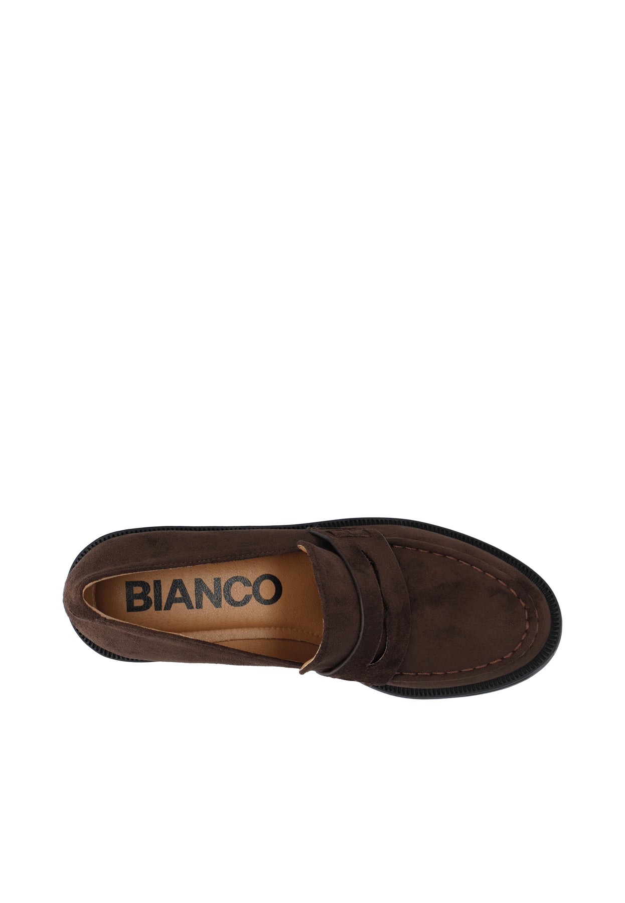 Biapearl Penny Loafer Faux Suede - Brown