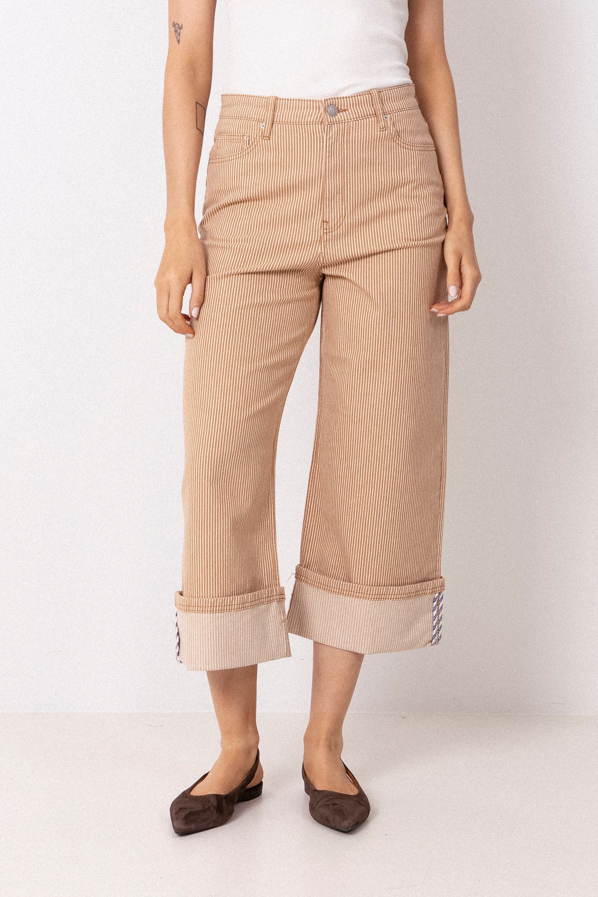 Navona - Stripe Camel