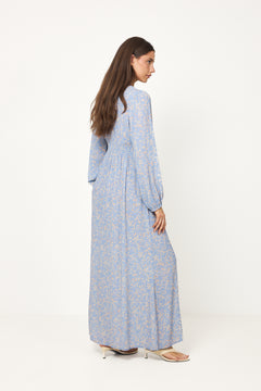 N-Lilith Maxi Dress - Donata Sky Print
