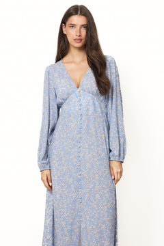 N-Lilith Maxi Dress - Donata Sky Print