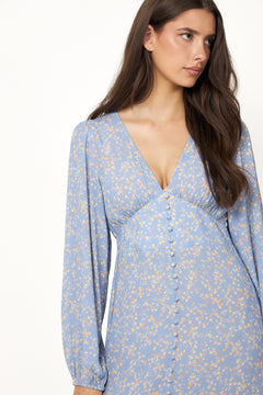 N-Lilith Maxi Dress - Donata Sky Print