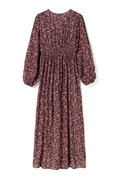 N-Lilith Maxi Dress - Donata Winetasting Print