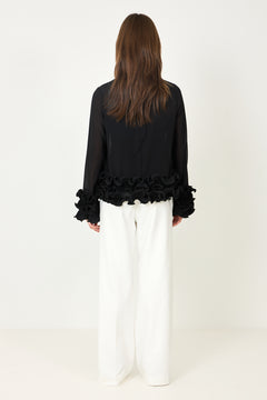 N-Latanietta Blouse - Black
