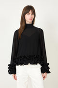 N-Latanietta Blouse - Black