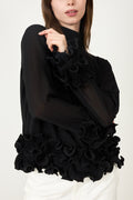 N-Latanietta Blouse - Black