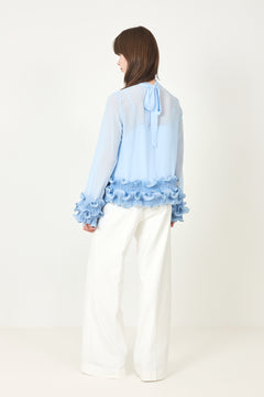 N-Latanietta Blouse - Sky Blue