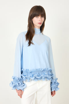 N-Latanietta Blouse - Sky Blue