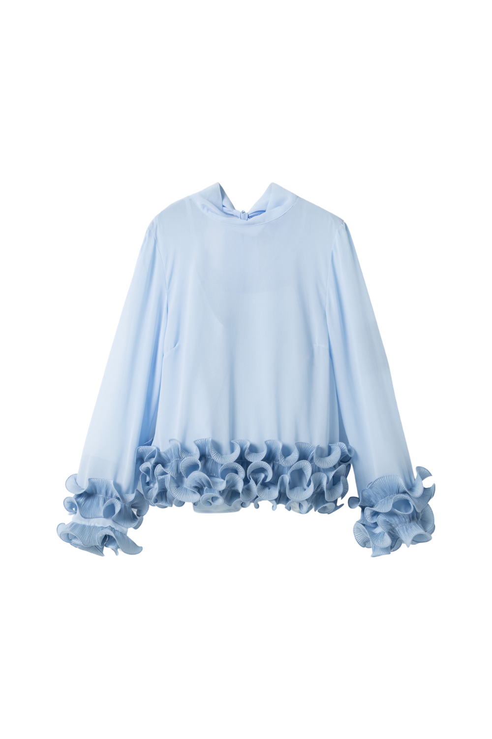 N-Latanietta Blouse - Sky Blue