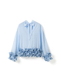 N-Latanietta Blouse - Sky Blue
