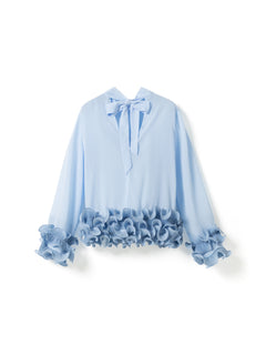 N-Latanietta Blouse - Sky Blue