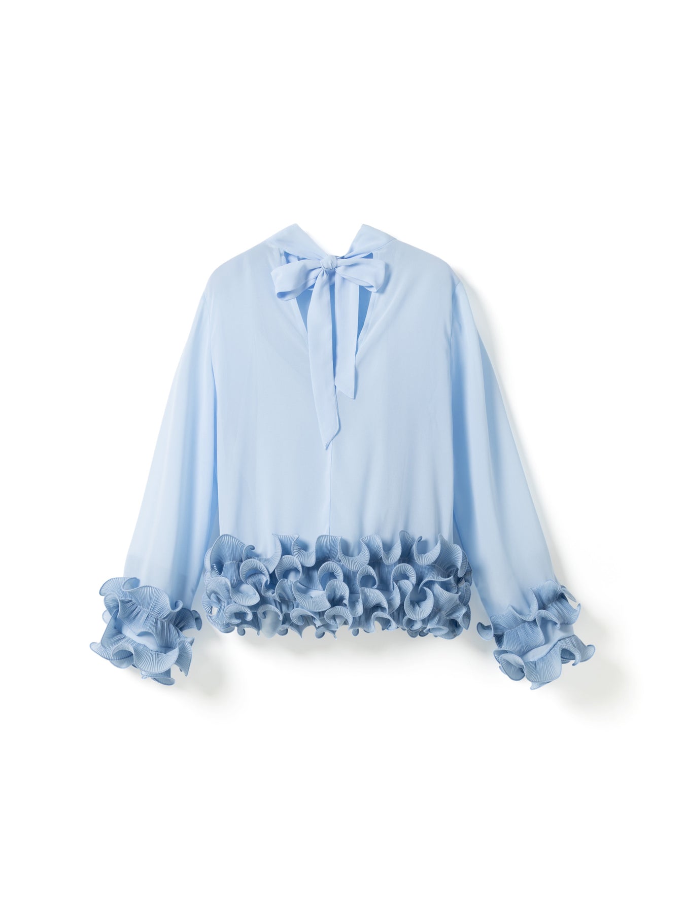 N-Latanietta Blouse - Sky Blue