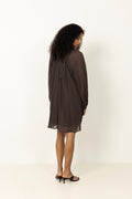 N-Lorenia Dress - Chocolate