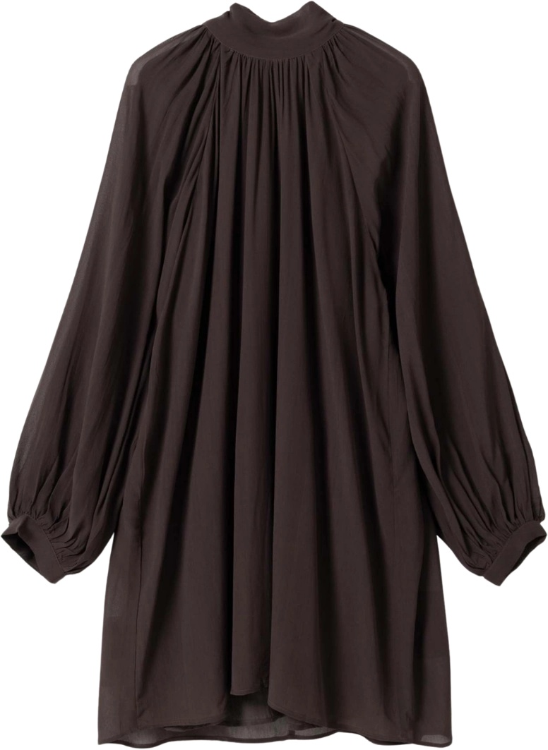N-Lorenia Dress - Chocolate