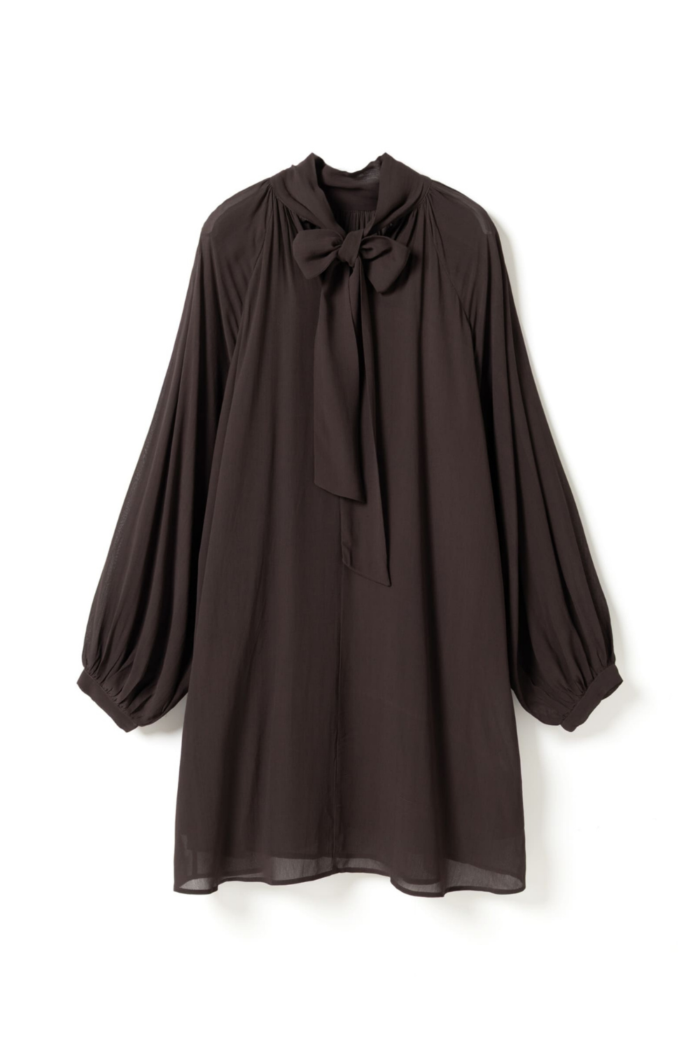N-Lorenia Dress - Chocolate