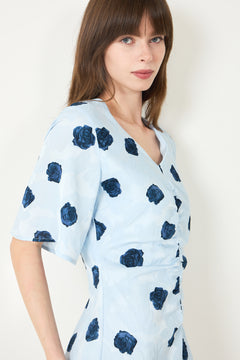 N-Lavina Dress - Delice Blue Print