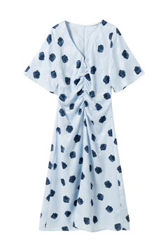 N-Lavina Dress - Delice Blue Print