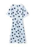 N-Lavina Dress - Delice Blue Print