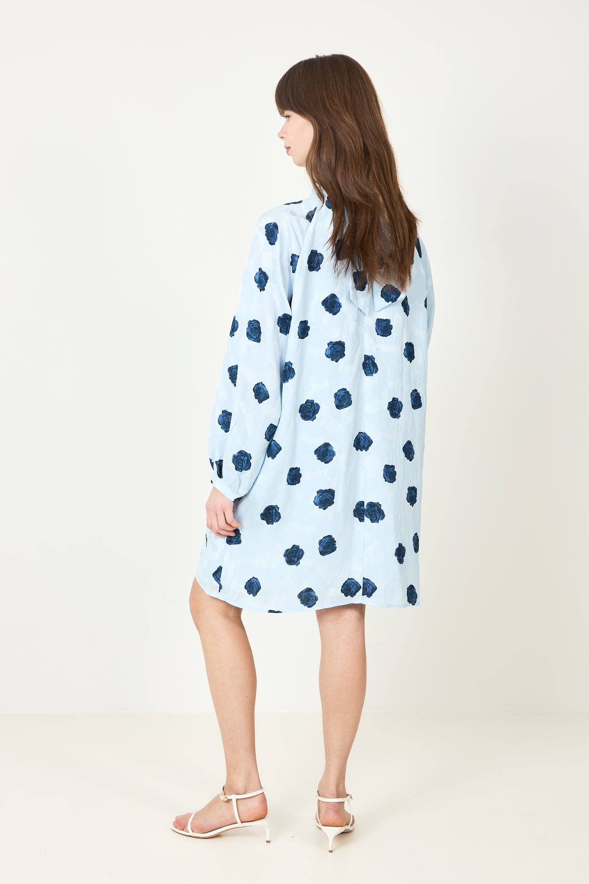 N-Lorenia Dress - Delice Blue Print