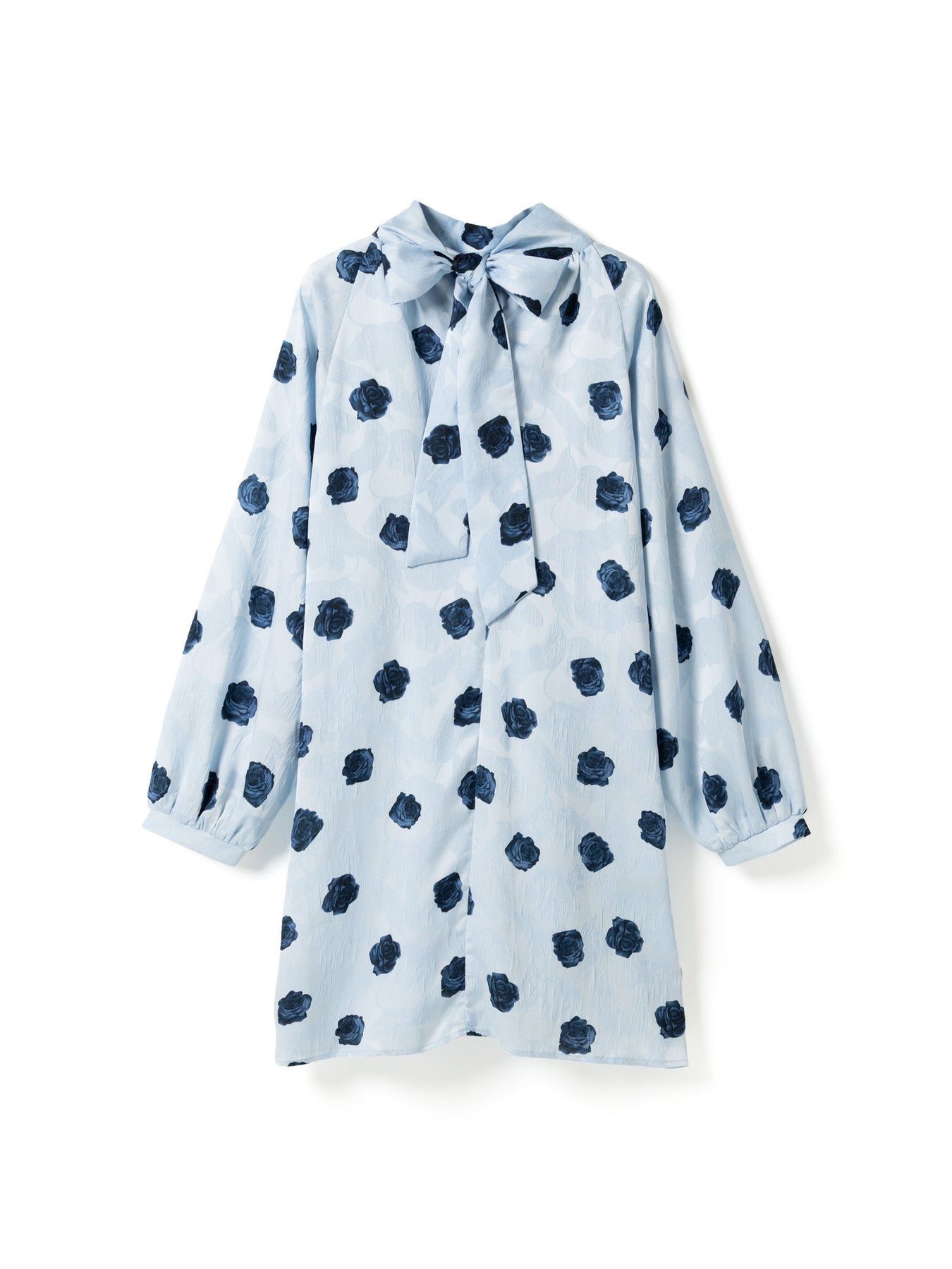 N-Lorenia Dress - Delice Blue Print