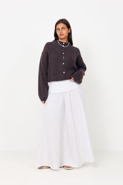 N-Kae Knit Cardigan - Chocolate