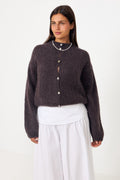 N-Kae Knit Cardigan - Chocolate