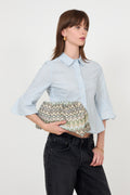 Pala Maxi Clutch Bag - Beetle Green